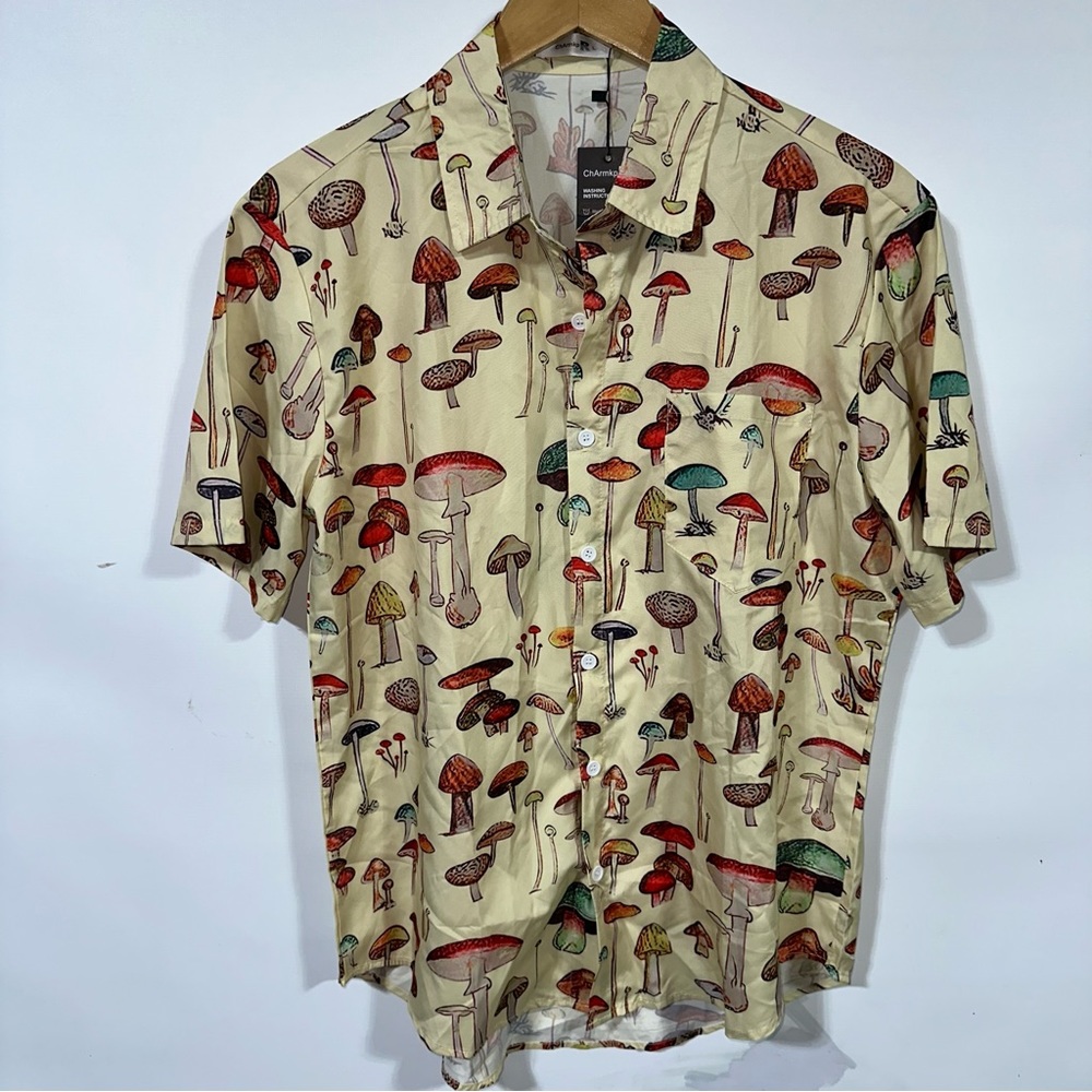ChArmkp mushroom button down shirt
